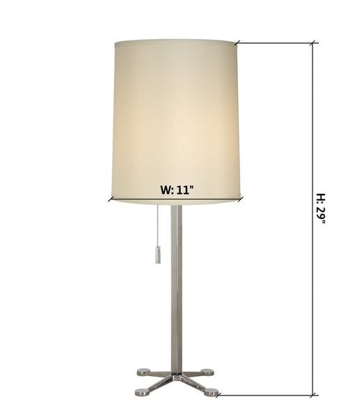 Ascent 1 Light Table Lamp in Polished Chrome TT5230-26 by Trend